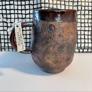 Moon Surface Handcrafted Stoneware Mug